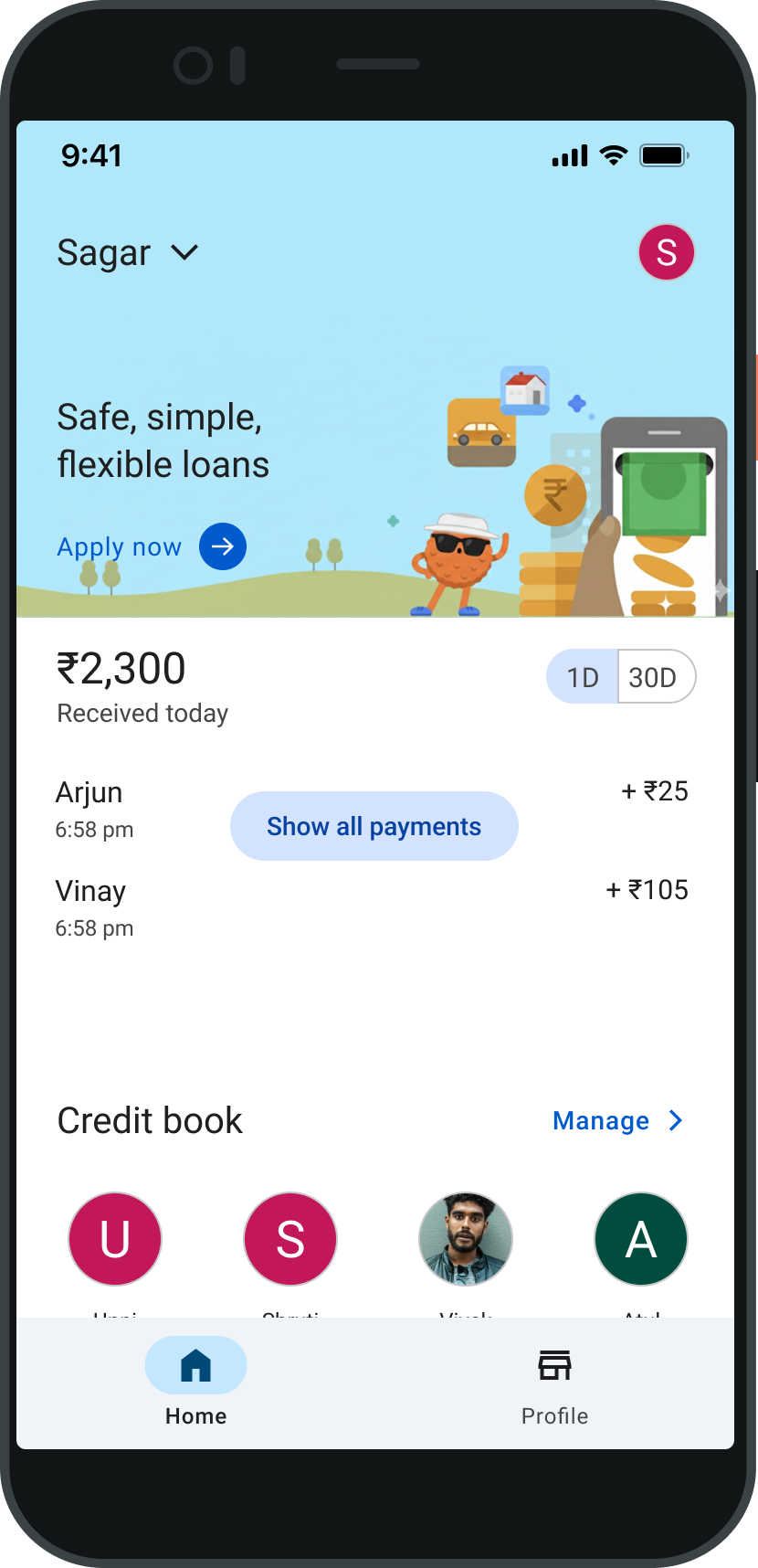 Google Pay case study mockup